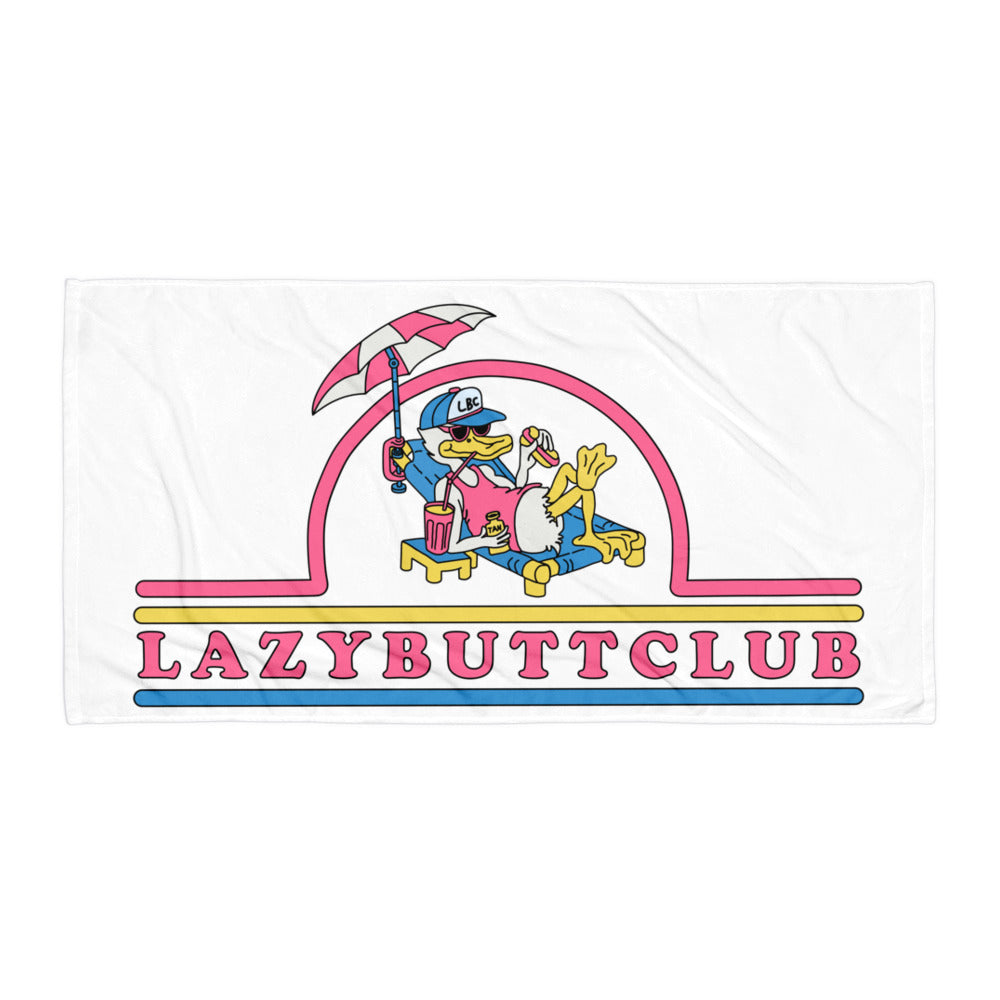 Lazy Butt Club Towel