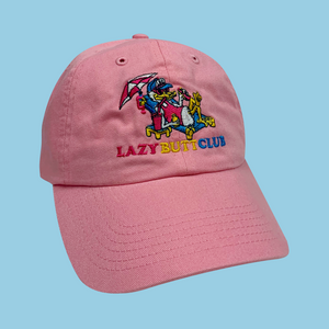 Lazy Butt Club Embroidered Hat, Duck Cap (Logo)