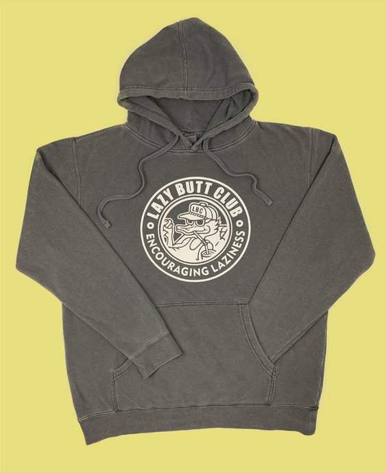 “Pigment dyed” Hoodie sweatshirt circle design